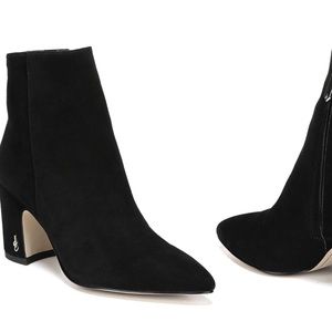 Sam Edelman Black Leather Bootie